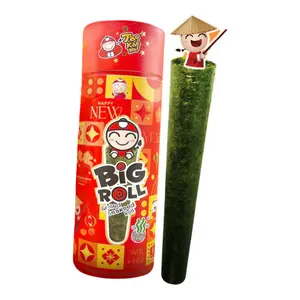 Rong Biển Cuộn Vị Truyền Thống, Big Roll, Grilled Seaweed Roll, Classic Flavour, 6 Gói, 0.63 oz (18g) - TAO KAE NOI